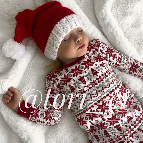 Santa Hat for babies - Picture 2 of 2